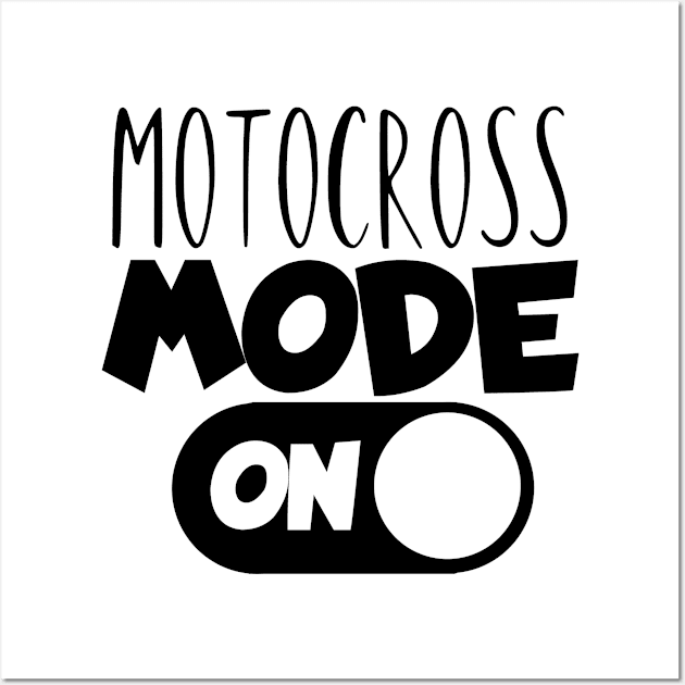 Motocross mode on Wall Art by maxcode